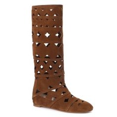 Сапоги CASADEI 1S056P030 темно-коричневый