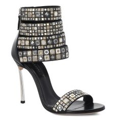 Босоножки CASADEI 1L647P100 черный