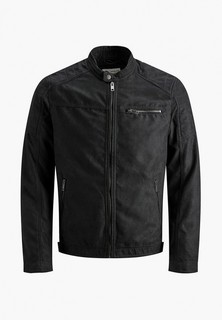 Куртка кожаная Jack & Jones