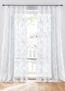 Гардина деворе с кругами (1 шт.) Bonprix