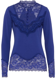 Футболка с кружевом Bonprix