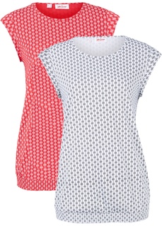 Футболка с узором (2 шт.) Bonprix