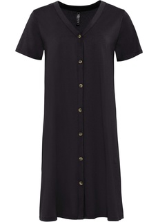 Платье-рубашка с роговыми пуговицами Bonprix