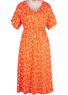 Платье миди с принтом Bonprix