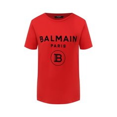 Хлопковая футболка Balmain