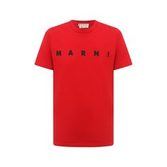 Хлопковая футболка Marni