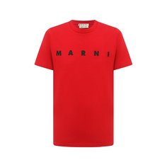 Хлопковая футболка Marni