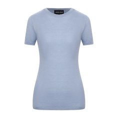 Топ из шерсти и шелка Giorgio Armani
