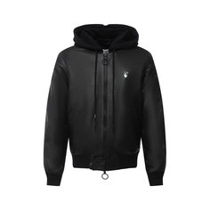 Кожаный бомбер Off-White