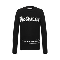 Хлопковый свитер Alexander McQueen