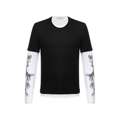 Хлопковый лонгслив Alexander McQueen