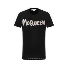 Хлопковая футболка Alexander McQueen