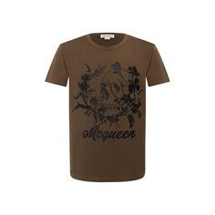 Хлопковая футболка Alexander McQueen