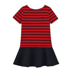 Мини-платье джерси в полоску Polo Ralph Lauren