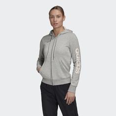 Флисовая толстовка Essentials Linear adidas Performance