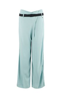 Широкие брюки бирюзового цвета Armani Exchange