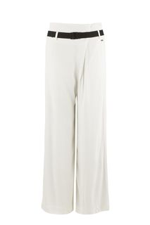 Широкие брюки белого цвета Armani Exchange