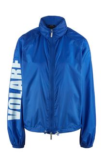 Ветровка синего цвета со скрытым капюшоном Armani Exchange