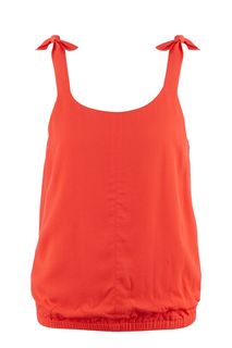Красный топ на бретелях Armani Exchange