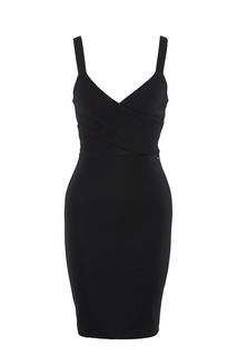Облегающее трикотажное платье на бретелях Armani Exchange