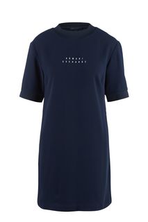 Платье синего цвета с короткими рукавами Armani Exchange