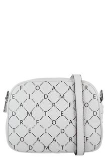 Маленькая кожаная сумка с монограммой бренда Fiato Dream