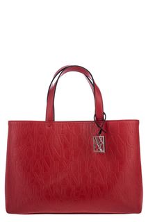 Сумка красного цвета со съемным плечевым ремнем Armani Exchange