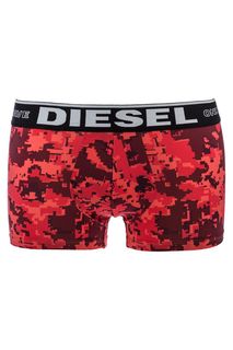 Красные трусы-боксеры из микрофибры Diesel