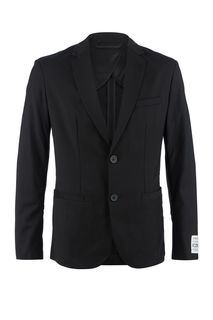 Пиджак черного цвета в классическом стиле Armani Exchange