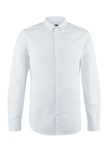 Рубашка белого цвета с длинными рукавами Armani Exchange