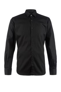 Рубашка из хлопка черный цвета Karl Lagerfeld