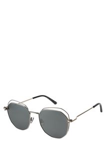 Солнцезащитные очки в металлической оправе Franny Jimmy Choo