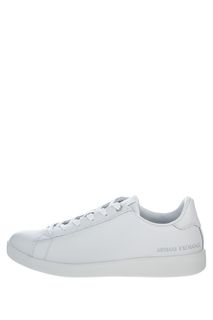 Белые кеды из натуральной кожи Armani Exchange