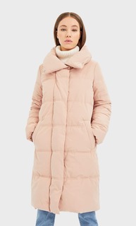 Stradivarius Стеганое Пальто Женская Коллекция Приглушенно-Розовый M