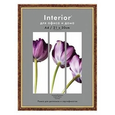 Фоторамки для фотографий Interior Office 580/1 21x30 латунь Image Art