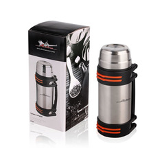 Термос с ручкой 1,5 л., нержавеющая сталь, цвет металлик AIRLINE IT-07