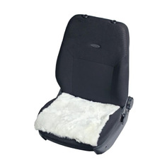 Накидка (подушка) из натурального меха на сиденье, цвет белый, 45*45см AIRLINE AFC-SH-05
