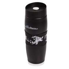 Термокружка c клапаном, 380 мл., черная AIRLINE IT-01