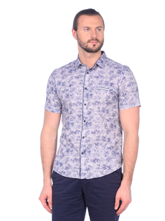 Рубашка мужская DAIROS GD81100400 синяя 3XL