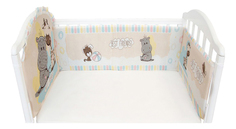 Текстильный бортик для кроватки ОТК Лучшие друзья