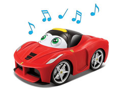 Машинка для самых маленьких BBJunior Феррари. Забавные друзья 16-81502