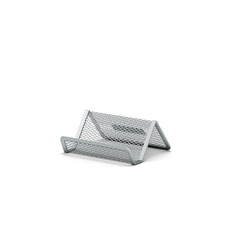 Подставка металлическая для визитных карточек ErichKrause Steel, серебряный