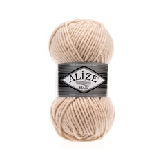 Пряжа Alize "Superlana maxi", 100 метров, 5 мотков по 100 грамм, цвет: 310 медовый ( 5)