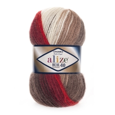 Пряжа для вязания Alize Angora Real 40 Batik, цвет: 4574, 480 м, 100 г (5 мотков) 5 шт.