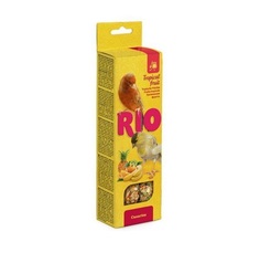 Палочки для канареек RIO, с тропическими фруктами, 2х40 г