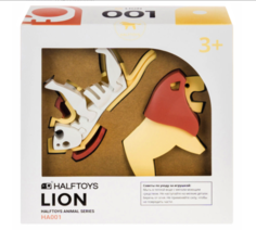 Конструктор Halftoys Лев Бежевый