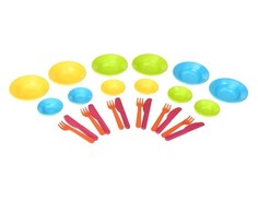 Набор посуды Рославльская игрушка Своя тарелка, 24 предмета