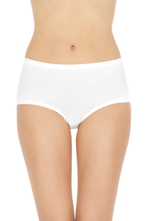 Трусы женские Pompea SLIP MIDI COTTON белые 5