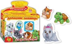 Мягкие магниты Vladi Toys Домашние любимцы (VT3101-07)