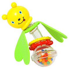 Развивающая игрушка Shantou Gepai Погремушка Пчелка, гремящие элементы, 43439